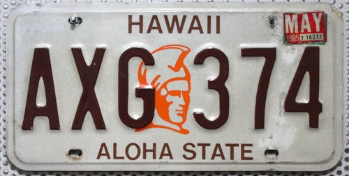 Hawaii nummernschild usa - nummernschild,
