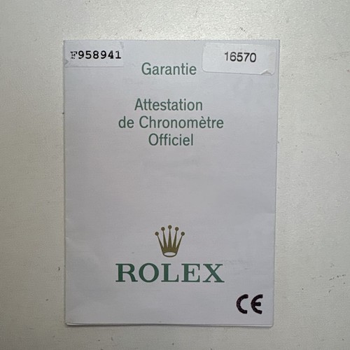 Rolex chronometer zertifikat - rolex,