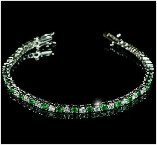 Damen smaragd tennis - smaragd, 6