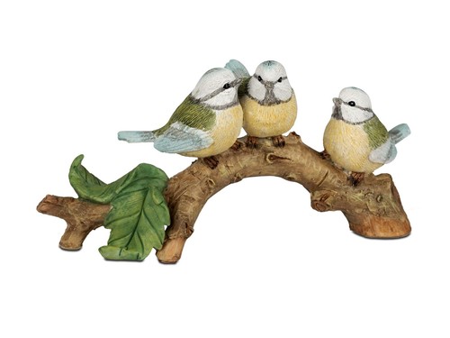 Dekofigur vogelgruppe meisen - vogelgruppe,