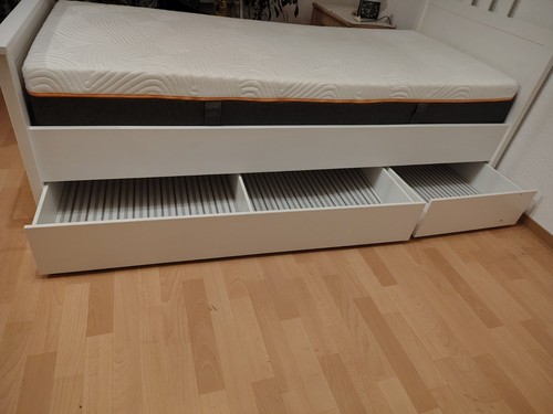 Ikea bettgestell mit matratze - ikea,