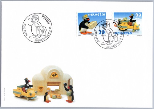 Schweiz fdc bern 1999 - 1999, pingu