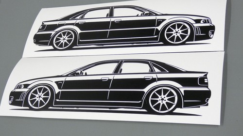 Audi rs4 sticker - audi, b5