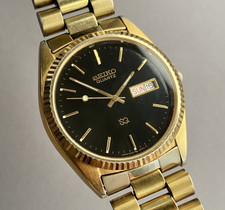 SEIKO 5Y23-8A60 Day-Date SQ Gold Vintage 1992 Armbanduhr