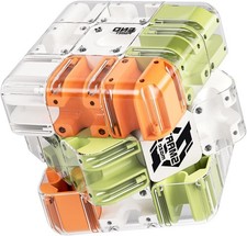 2-in-1 Labyrinth-Würfel: Drehwürfel & Kugellabyrinth – Konzentration & Logik