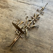 Kerzenhalter Wandleuchter Hufnägel Schmiedeeisen Vintage