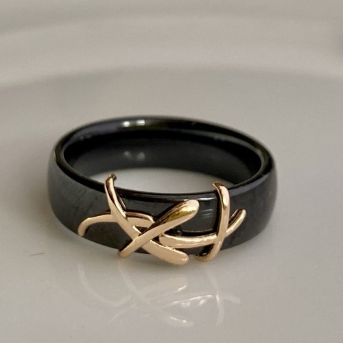 Ring schwarz keramik - keramik, &