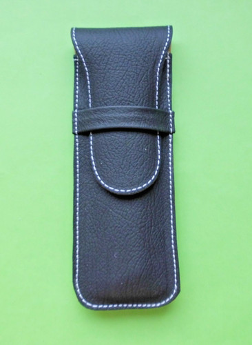 Stifte etui aus leder schwarz - ,