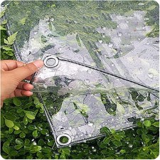 Transparente Plane mit Ösen