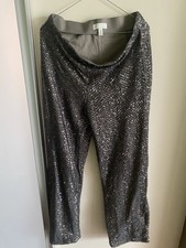 H&M Damen Hose Pailletten Gr