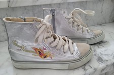 Victory Chucks Sneaker Schuhe silber Feuervogel Design Gr. 37