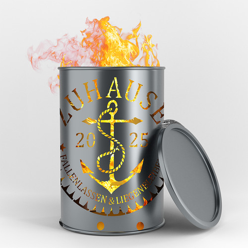 Feuertonne mit zuhause 2025 - feuertonne,