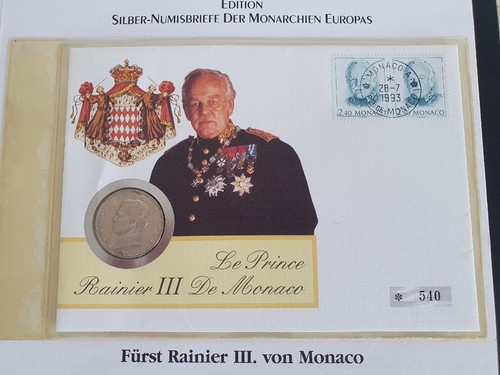 Numisbrief monaco fürst - numisbrief,