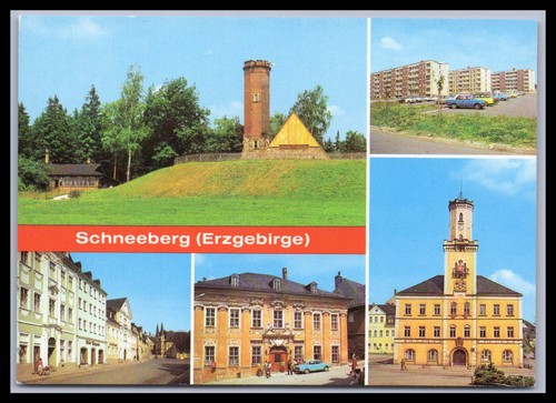 Ansichtskarte schneeberg - ansichtskarte,