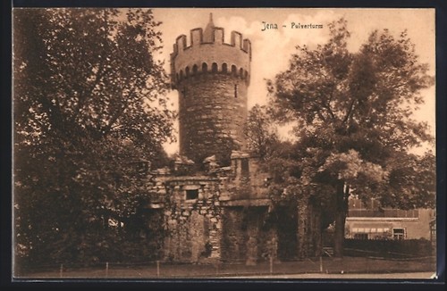 Ansichtskarte jena partie am - jena,,
