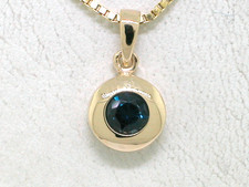 Saphir Anhänger 585 Gelbgold