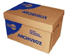 10x Aufbewahrung Archivbox 400x320x290mm stabil stapelbar Keller Dachboden Büro