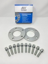 20mm 2x10mm Spurverbreiterung SCC für BMW + Schrauben Distanzscheiben Spurplatte