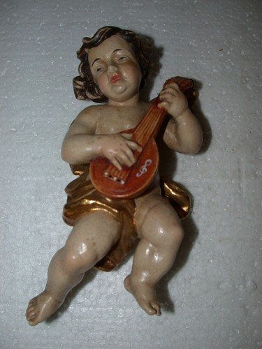 Holzengel engel mit mandoline - holzengel,