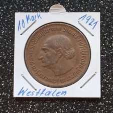 Mark notgeld der provinz - 10,