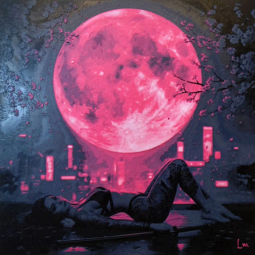 Neon katana dream - dream, 3d