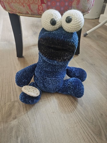Amigurumi krümelmonster mit - krümelmonster,