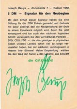 Joseph beuys signiert - beuys,