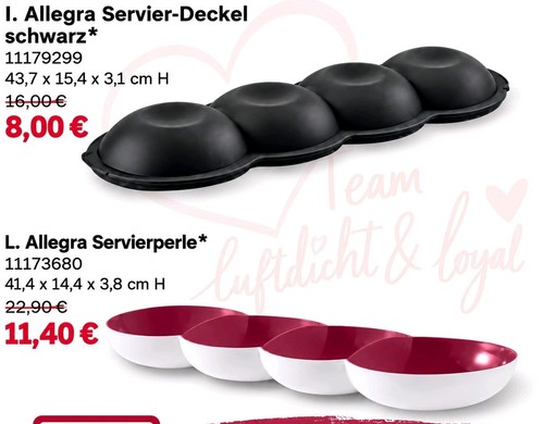 Tupperware allegra - tupperware,