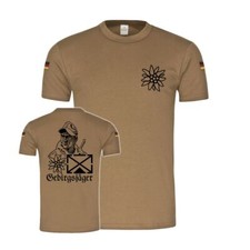 BW Tropen Gebirgsjäger Bundeswehr Aplen Tradition Bundeswehr T-Shirt #44031