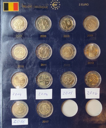 Euro von 2005 bis 2017 - 2,