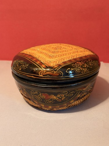 Chinesische lackdose bambus - chinesische,