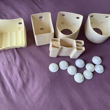 badezimmer zubehör set der Marke "Tiger" 60er Jahre, Vintage, Gebraucht Creme