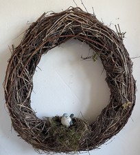 Kranz Türkranz Naturkranz handgemacht Unikat Wandkranz ca Ø 65 cm