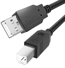 Midi-Kabel Für Instrumente 2 M, USB a Zu B-Kabel Kompatibel Mit Klavier