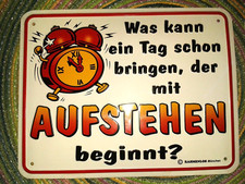 Blechschild Dekorationsschild Scherz Spruch 17X22cm Deko Geschenk