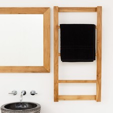Teakholz Handtuch-Halter