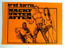 NACKT UNTER AFFEN Brad Harris WERBERATSCHLAG Campaign 69 Eva la Venere selvaggia