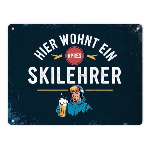 Hier wohnt ein apres - wohnt,