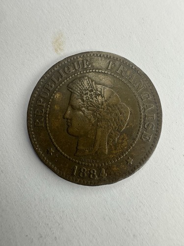 1884 frankreich centimes - 5,