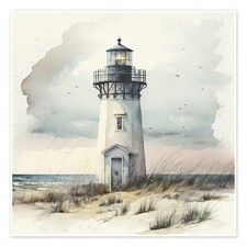 Poster Leuchtturm - Willow