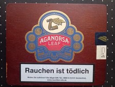 Aganorsa Leaf 15 Gran Robusto Cigars Zigarrenkiste Holz Zigarrenbox