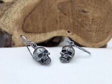 Ohrstecker Totenkopf Schädel Ohrringe Silber 925er Memento Mori Vintage