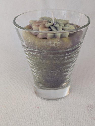 Selbstgemachte kerze glas - kerze,