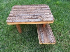 Unterstand, Unterschlupf für Meerschweinchen u. a. T. mit 2 Ebenen, Kletterhilfe