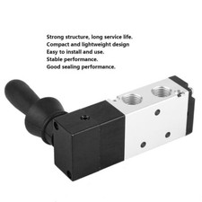 MANUELLES LUFTREGELVENTIL PNEUMATIKVENTIL HAND 5-WEGE-3 STELLUNGEN HANDHEBEL NEU