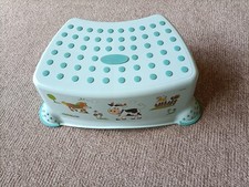 Tritthocker Trittbrett Kinder blau für Waschbecken