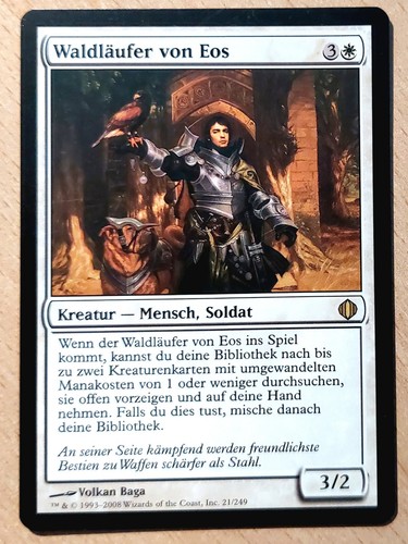 Mtg magic waldläufer von - von, eos