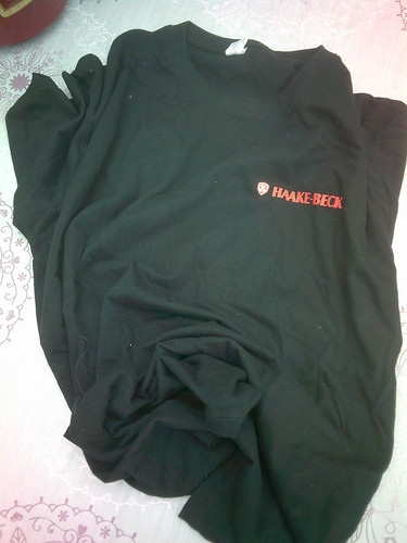 Shirt reklame haake beck - t,