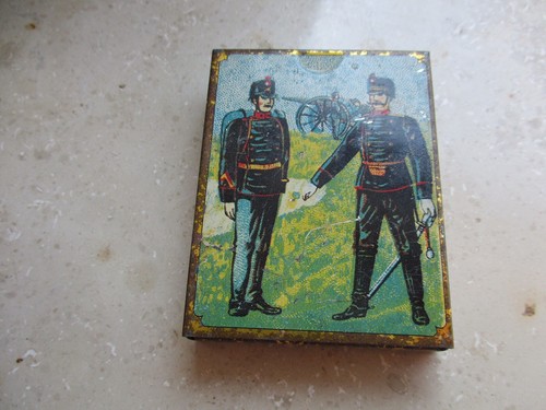 Alte blechdose pfefferminz - blechdose,