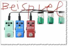 Gitarre Effekt Pedal Power gitarre pedale Typ 9V DC Batterie Snap Power Stecker